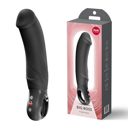 Fun Factory BIG BOSS - 22.9 cm USB-C Vibrator – Black