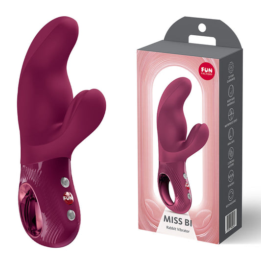 Fun Factory MISS BI Wine - Wine 17 cm USB-C Rechargeable Vibrator