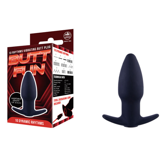 Butt Fun Rechargeable Butt Plug - USB Rechargeable Butt Plug