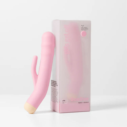 Girls Get Off - DeeDee - 19 cm USB Rechargeable Thrusting Rabbit Vibrator