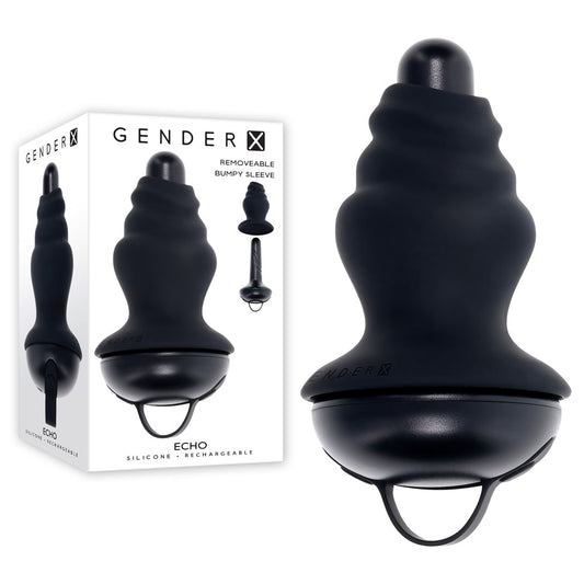 Gender X ECHO - 15.3 cm USB Rechargeable Butt Plug