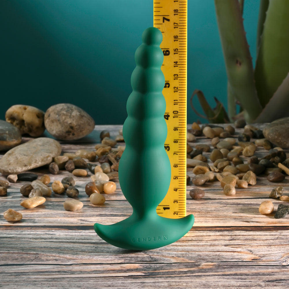 Gender X THE RATTLER - 17 cm USB Rechargeable Vibrating and Twirling Anal Plug
