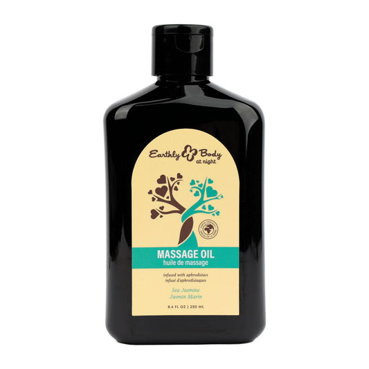 EB Hemp Seed Massage Oil SEA JASMINE - 250 ml - Sea Jasmine Scented Massage Oil - 250 ml Bottle