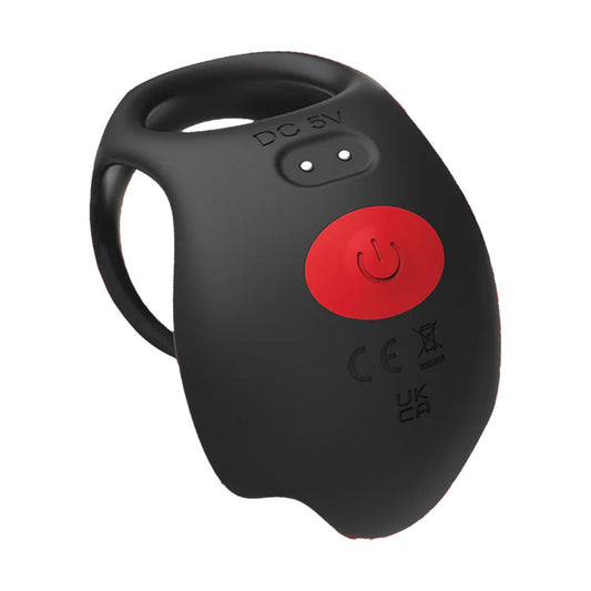 Red Dot Rings - V3 - USB Rechargeable Vibrating Cock & Ball Ring with Remote
