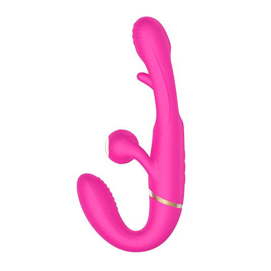 Adam & Eve ORGAZ-OHH-MATIC - 23.5 cm USB Rechargeable Strapless Strap-On with Remote