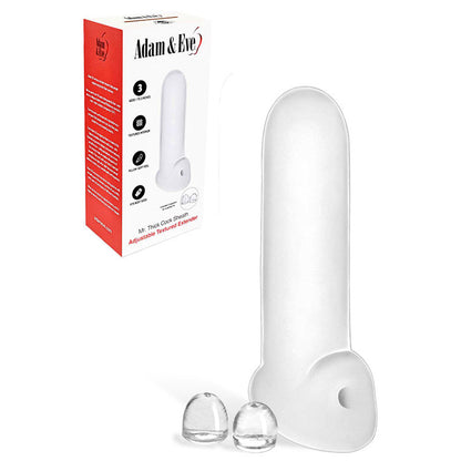 Adam & Eve MR THICK COCK SHEATH - Penis Extension Sleeve with Adjustable Length Spacers