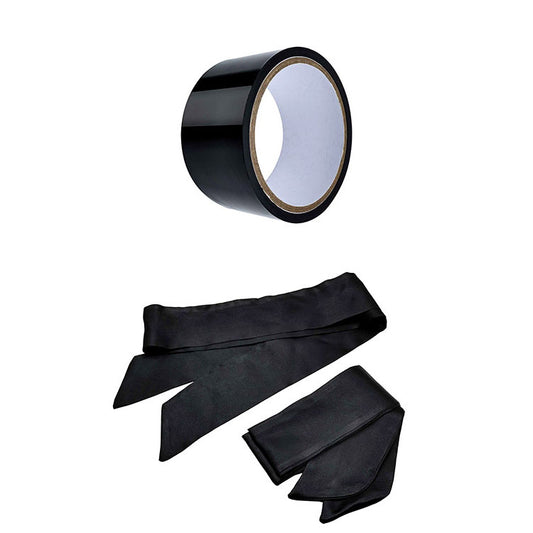 Adam & Eve MIDNIGHT MOODS COLLECTION - Couples Bondage Kit - Set of 10 Pieces