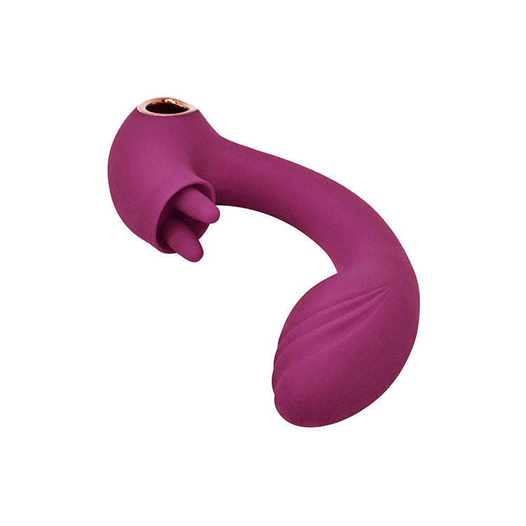 Adam & Eve ROSE GOLD CLIT TICKLER - 22 cm USB Rechargeable Rabbit Vibrator