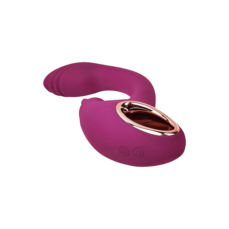 Adam & Eve ROSE GOLD CLIT TICKLER - 22 cm USB Rechargeable Rabbit Vibrator