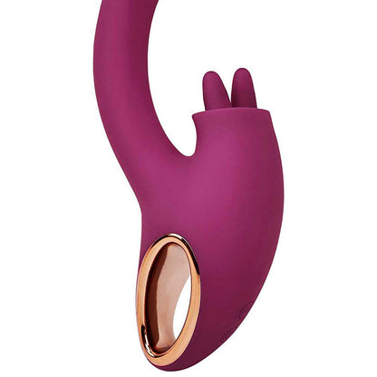 Adam & Eve ROSE GOLD CLIT TICKLER - 22 cm USB Rechargeable Rabbit Vibrator