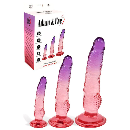 Adam & Eve Dreams Three-Piece Dildo Set