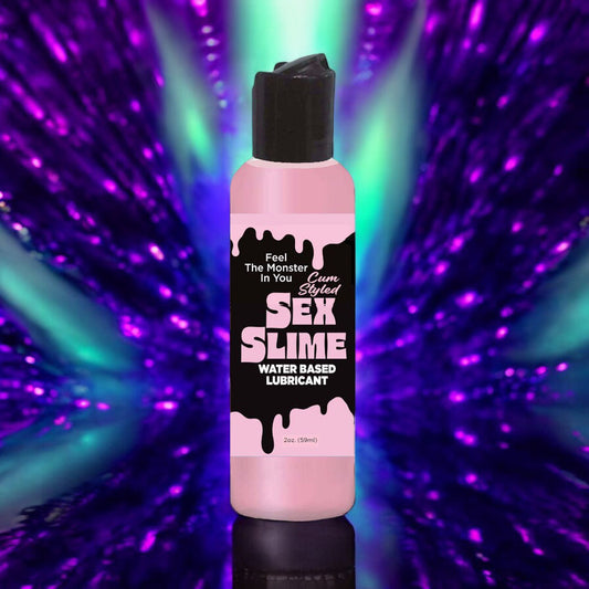 Sex Slime Cum Style Creature Lube - 120 ml - Cum Style Water Based Lubricant - 120 ml Bottle – Pink