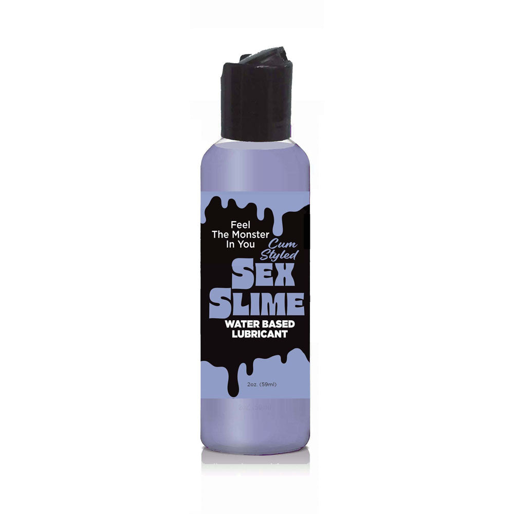 Sex Slime Cum Style Creature Lube - 60 ml - Cum Style Water Based Lubricant - 60 ml Bottle – Purple