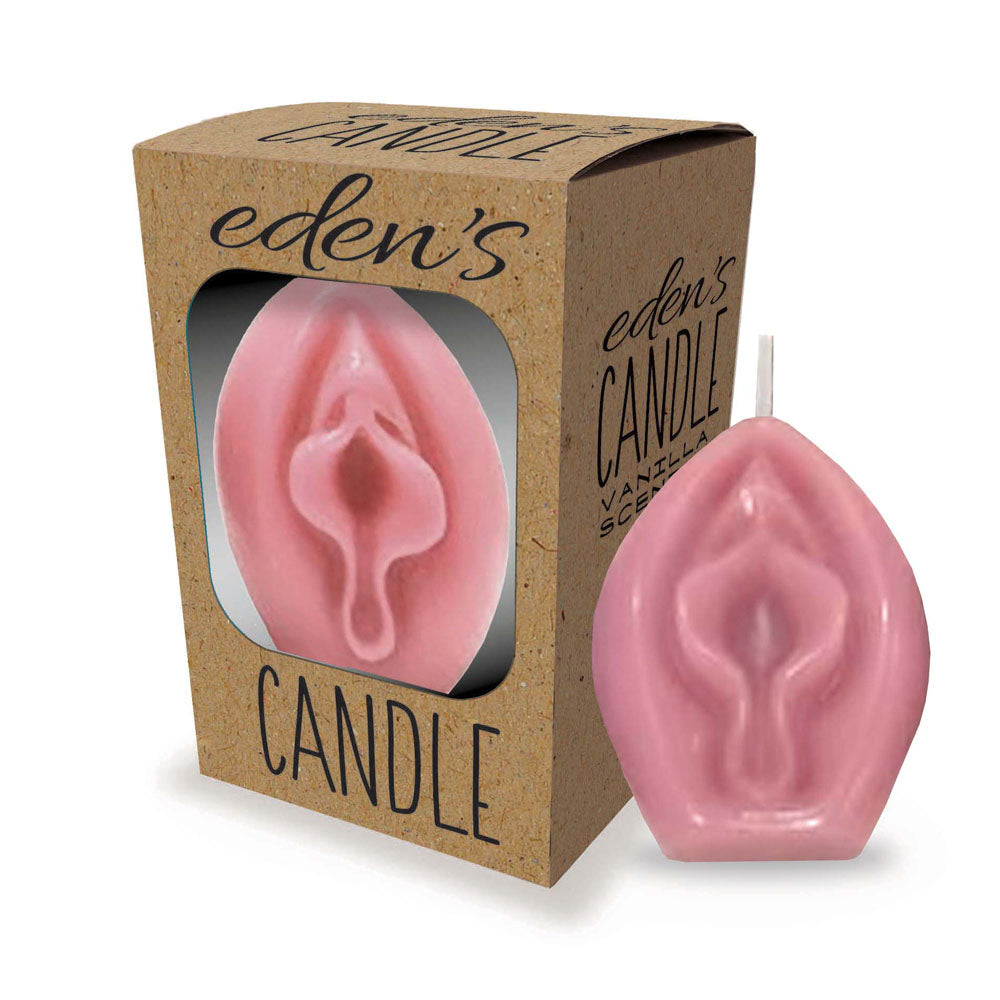Eden's Candles Vagina - Vanilla - Display of 12 - Vanilla Scented Candles - Set of 12