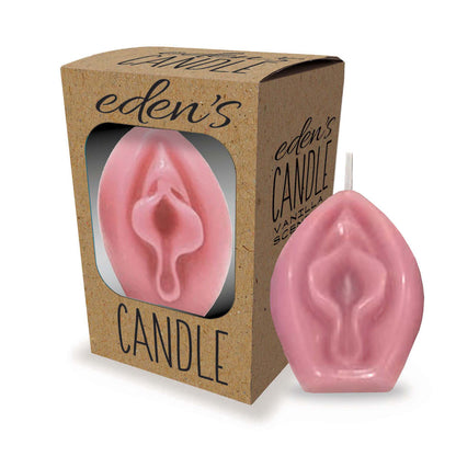 Eden's Candles Vagina - Vanilla - Display of 12 - Vanilla Scented Candles - Set of 12