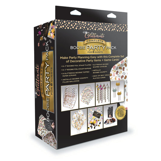 Glitterati Complete Boobie Party Pack – Eight People