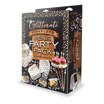 Glitterati Complete Penis Party Pack – Eight People