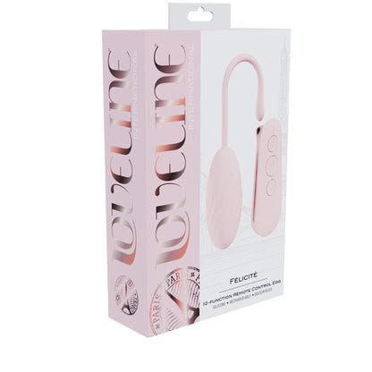 LOVELINE Felicite - USB Rechargeable Vibrating Egg with Wireless Remote – Pink