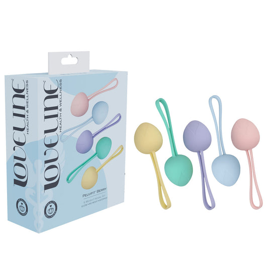 LOVELINE PelviFit Berry - Kegel Kit - Set of 5 Sizes
