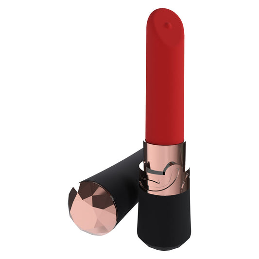 LOVELINE Dahlia - /Red 12.5 cm USB Rechargeable Lipstick Vibrator