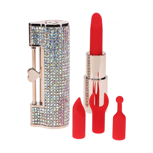 LOVELINE Diamond - 8.3 cm USB Rechargeable Lipstick Vibrator
