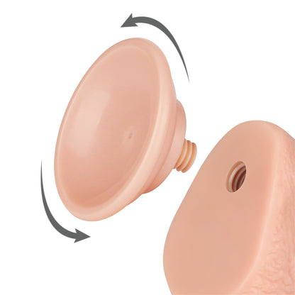Sliding Skin Dual Layer Dong - 19.5 cm (7.5'') Dong with Flexible Skin