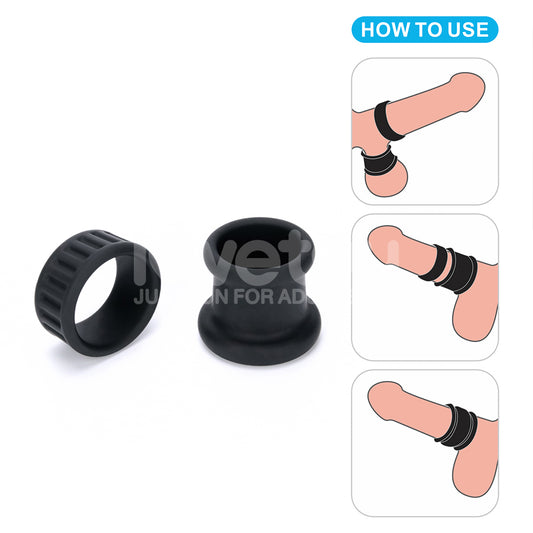 Pinnacle Pro Twin Grip Enhancer - Cock & Balls Ring