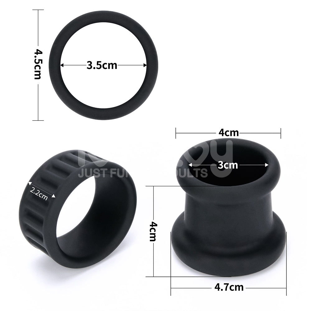 Pinnacle Pro Twin Grip Enhancer - Cock & Balls Ring