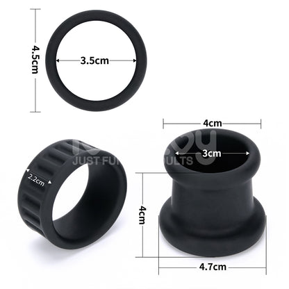 Pinnacle Pro Twin Grip Enhancer - Cock & Balls Ring