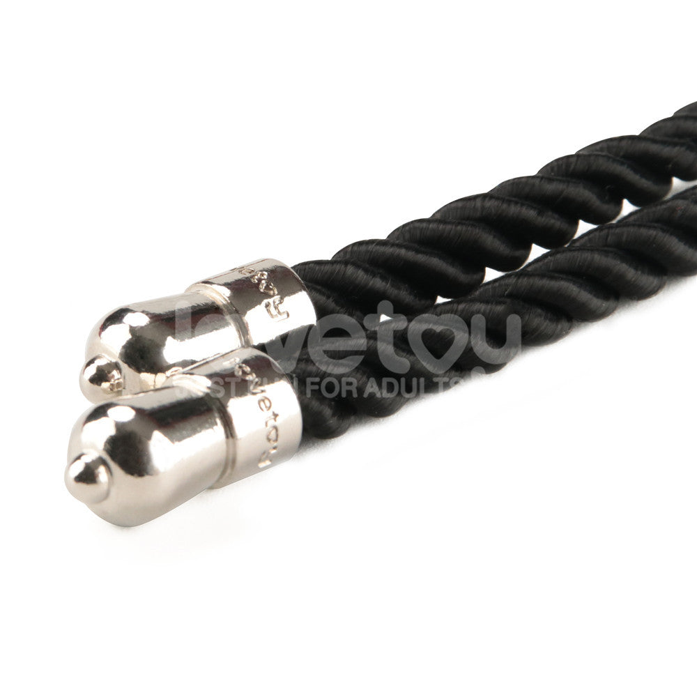 Rebellion Reign Silky Bondage Rope - Bondage Rope - 10 metre length – Black