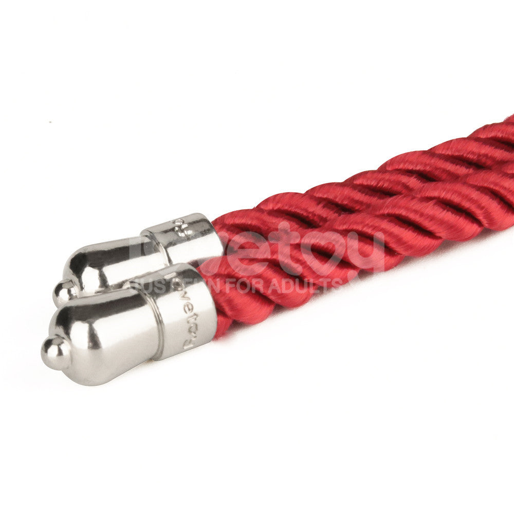 Rebellion Reign Silky Bondage Rope - Bondage Rope - 10 metre length – Red