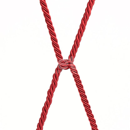 Rebellion Reign Silky Bondage Rope - Bondage Rope - 10 metre length – Red