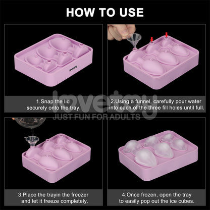 Jokes & Parties Butt Plug Silicone Ice Tray - Novelty Ice Tray