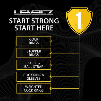 LEVELZ Liquid Silicone Ball Strap - L - Ball Strap