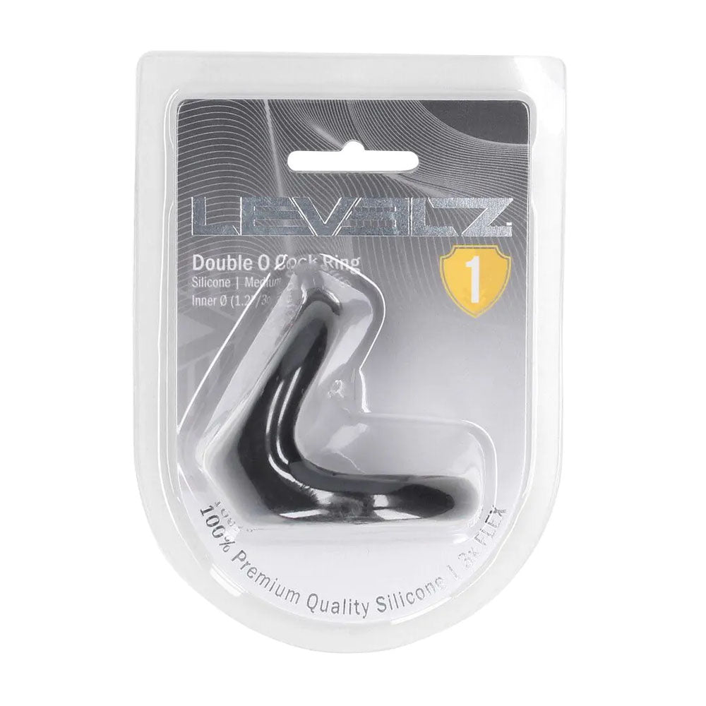 LEVELZ Double O Silicone Cock Ring - M - Cock & Balls Rings