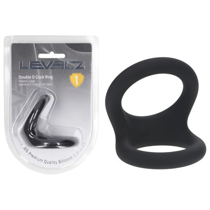 LEVELZ Double O Silicone Cock Ring - L - Cock & Balls Rings