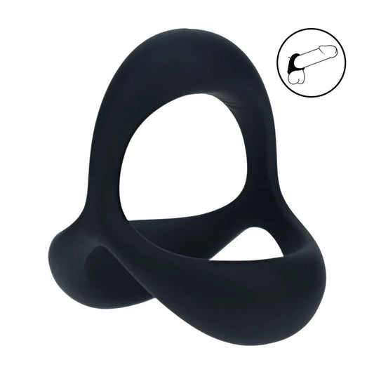LEVELZ Tri O Ergo Silicone Cock Ring - Cock & Balls Rings