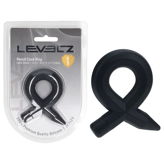 LEVELZ Pencil Liquid Silicone Cock Ring - Cock Ring
