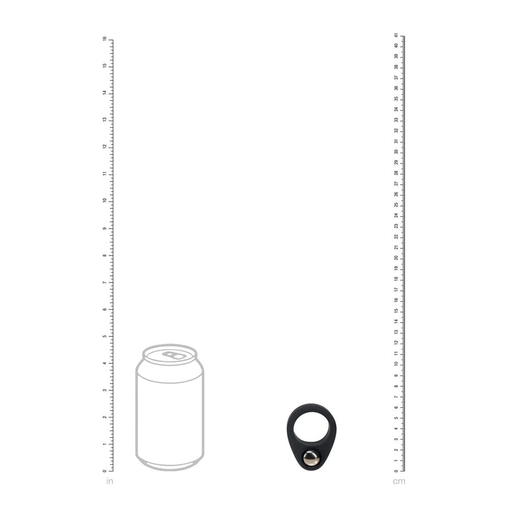 LEVELZ Single Weighted Ball Cock Ring - Weighted Cock Ring