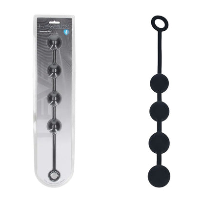 LEVELZ Round Silicone Anal Balls - L - 40mm - 40.5 cm Large Anal Beads