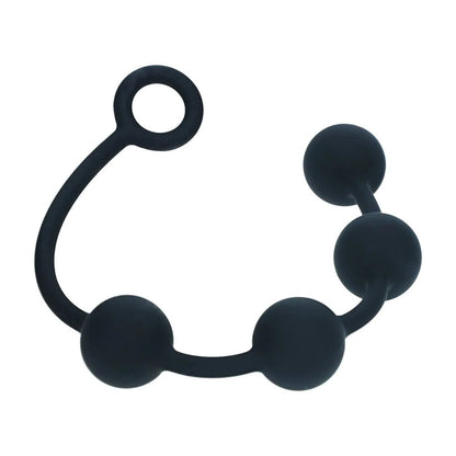 LEVELZ Round Silicone Anal Balls - L - 40mm - 40.5 cm Large Anal Beads