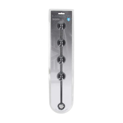 LEVELZ Round Silicone Anal Balls - L - 40mm - 40.5 cm Large Anal Beads
