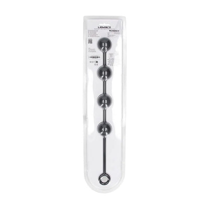 LEVELZ Round Silicone Anal Balls - L - 40mm - 40.5 cm Large Anal Beads