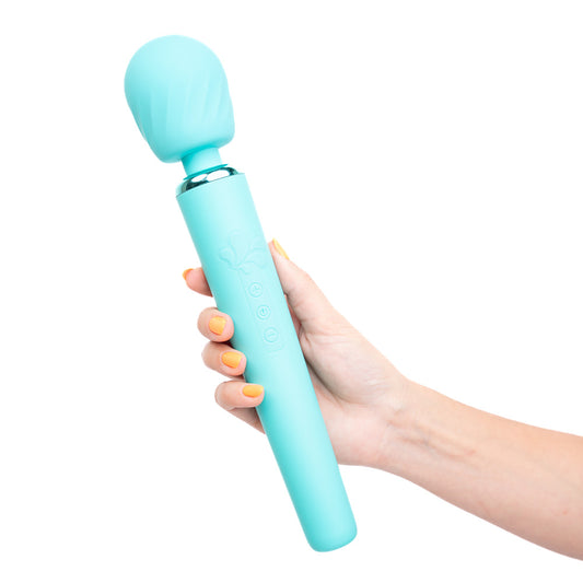 Maia NALA - 30 cm USB Rechargeable Massage Wand – Blue