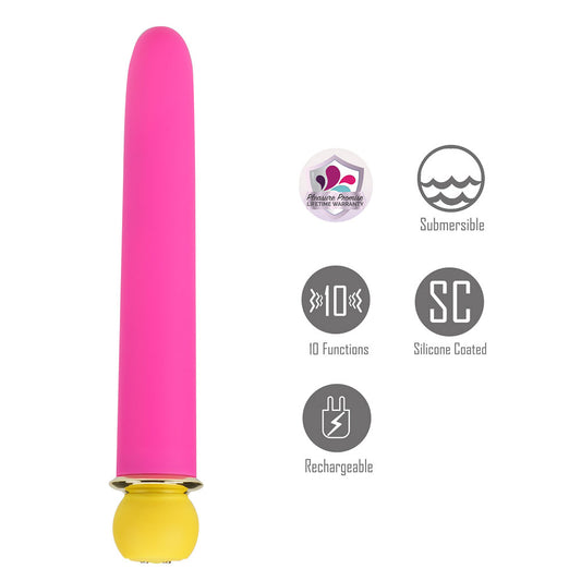 Maia RORI - 15.2 cm USB Rechargeable XL Bullet – Pink