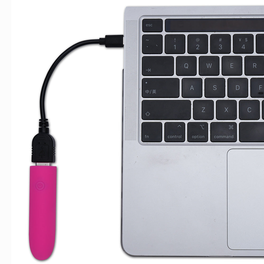 Maia VIBEDRIVE - 10 cm USB Rechargeable Bullet with 16 GB Storage