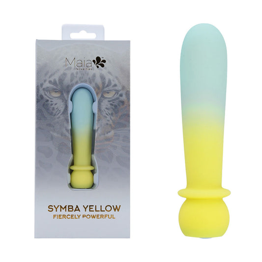 Maia SYMBA - 10.8 cm USB Rechargeable Powerful Bullet – Yellow