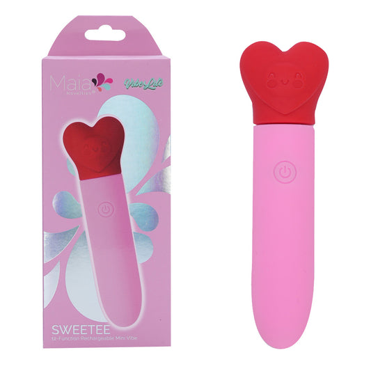 Maia SWEETEE - /Red 11.1 cm USB Rechargeable Bullet