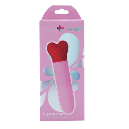 Maia SWEETEE - /Red 11.1 cm USB Rechargeable Bullet