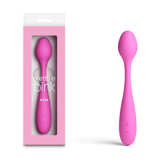 Pretty in Rose - 19.4 cm USB Rechargeable Vibrator